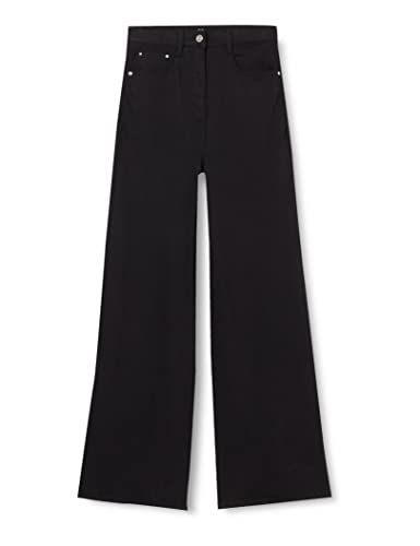 s.Oliver Junior Girl's Colored Denim, Wide Leg, Grey/Black, 152 von s.Oliver