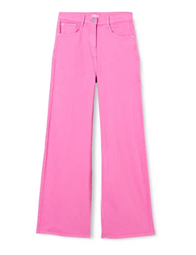 s.Oliver Junior Girl's Colored Denim, Wide Leg, Lilac/PINK, 164 von s.Oliver