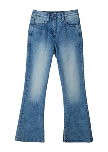 s.Oliver Mädchen 2117896 Jeans, Beverly Flare Leg, BLUE, 134 / SLIM von s.Oliver