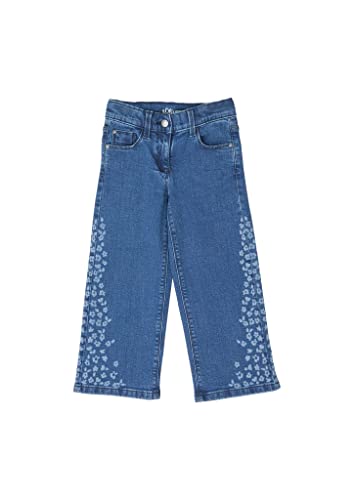 s.Oliver Junior Girl's Jeans, Wide Leg, Blue, 98 von s.Oliver