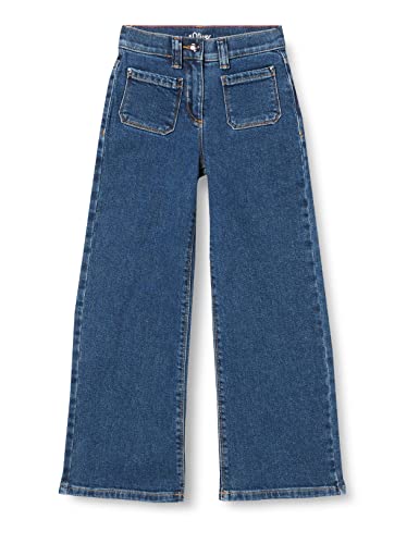 s.Oliver Junior Girl's Jeans, Wide Leg, Blue Denim, 110 von s.Oliver