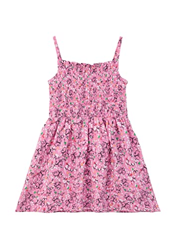 s.Oliver Junior Girl's Kleid mit Allover Print, PINK, 128 von s.Oliver