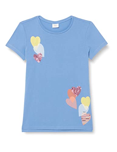 s.Oliver Junior Girl's T-Shirt, Kurzarm, blau 5362, 116/122 von s.Oliver