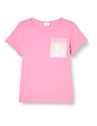 s.Oliver Junior Girl's T-Shirt, Kurzarm, rosa 4419, 116/122 von s.Oliver