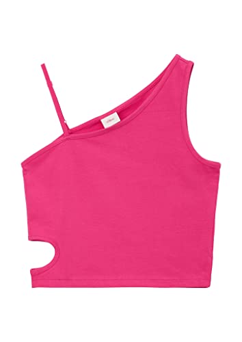 s.Oliver Junior Girls 2130475 Top mit Cut Out, rosa 4461, XL von s.Oliver