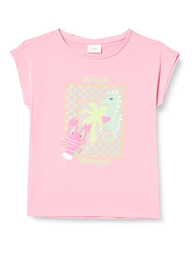 s.Oliver Junior Girls 2130564 T-Shirts, Kurzarm, rosa 4325, 92/98 von s.Oliver