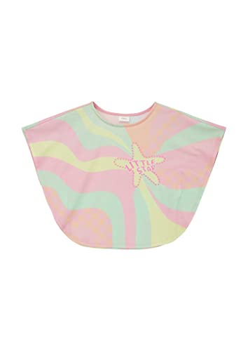 s.Oliver Junior Girls 2130575 T-Shirt, Loose Fit, Mehrfarbig | pink 43D2, 116/122 von s.Oliver