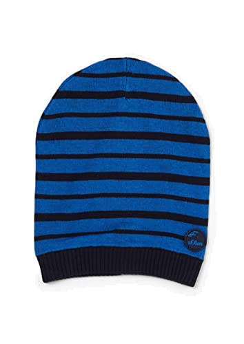 s.Oliver Junior Jungen 404.12.108.25.272.2065279 Beanie-Mütze, blau, 49 von s.Oliver