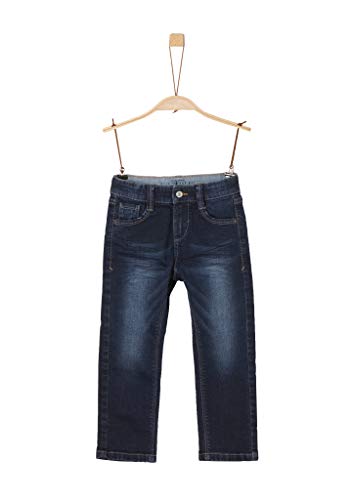 s.Oliver Jungen 74.899.71.0532 Hose lang Jeans, Dark Blue stretche, 92 von s.Oliver