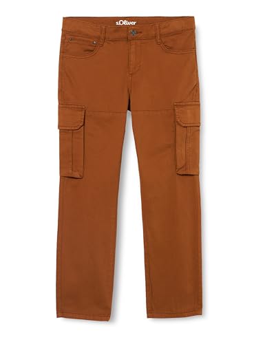 s.Oliver Junior Jungen Cargo Hose Pete, Straight Leg Brown 176 von s.Oliver