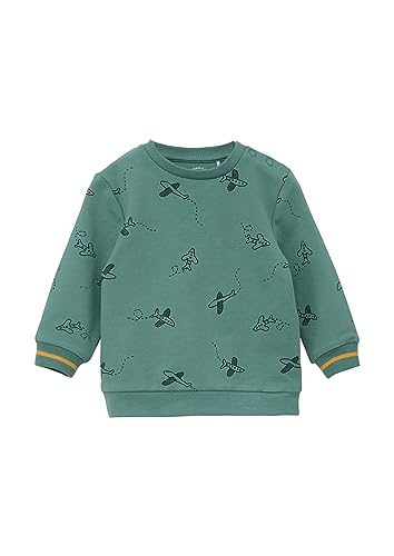 s.Oliver Junior Jungen Sweatshirt Langarm Blue Green 80 von s.Oliver