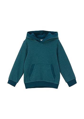 s.Oliver Junior Jungen Sweatshirt mit Kapuze Blue Green 104 von s.Oliver