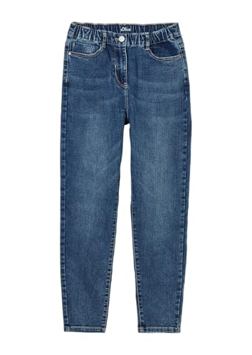 s.Oliver Ankle-Jeans Mom/Relaxed Fit/High Rise/Tapered Leg Blue Stretched den 140/REG von s.Oliver
