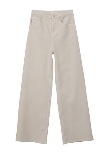 s.Oliver Unisex 2140950 Hose lang, Wide Leg, Weiß, 158 von s.Oliver