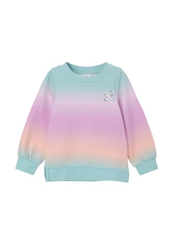 s.Oliver Junior Mädchen 2145699 Sweatshirt, Mehrfarbig|pink 44D4, 128-134 Grande Taille von s.Oliver