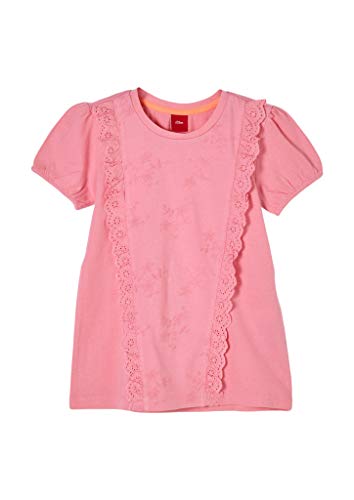s.Oliver Junior Mädchen 403.10.103.12.130.2060378 T-Shirt, pink, 92/98 von s.Oliver