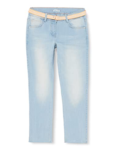 s.Oliver Junior Mädchen 403.10.203.26.180.2110243 Jeans, Light Blue Stretch (53Z2), 116 Slim von s.Oliver