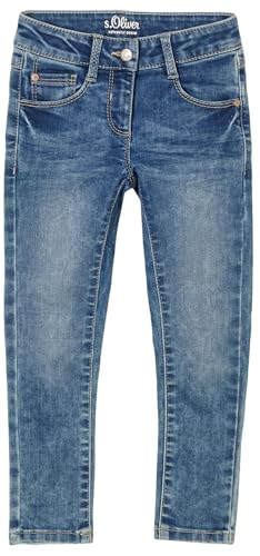 S.Oliver Mädchen 54.899.71.0470 Slim Jeans, Blau, 104 Slim EU von s.Oliver