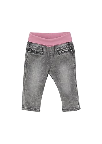 s.Oliver Junior Mädchen Jeans Hose mit Umschlagbund Grey 86 von s.Oliver