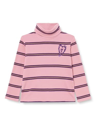 s.Oliver Junior Mädchen Langarmshirt mit Pailletten PINK 128 von s.Oliver