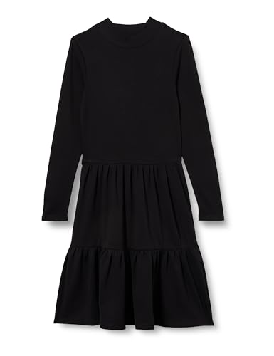 s.Oliver Junior Mädchen Maxi Kleid mit Volants Black 134 von s.Oliver