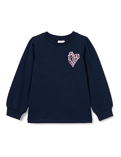 s.Oliver Junior Mädchen Sweatshirt Langarm Blue 104 von s.Oliver