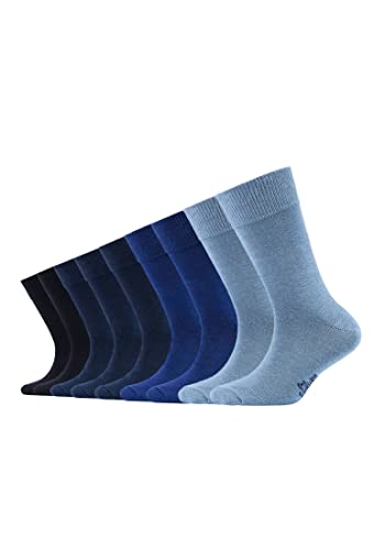 s.Oliver Kinder Socken Kinder Strümpfe mit weichem Bund Baumwolle Pflegeleicht langlebig für Jungen und Mädchen 9er Pack 27/30 blue von s.Oliver