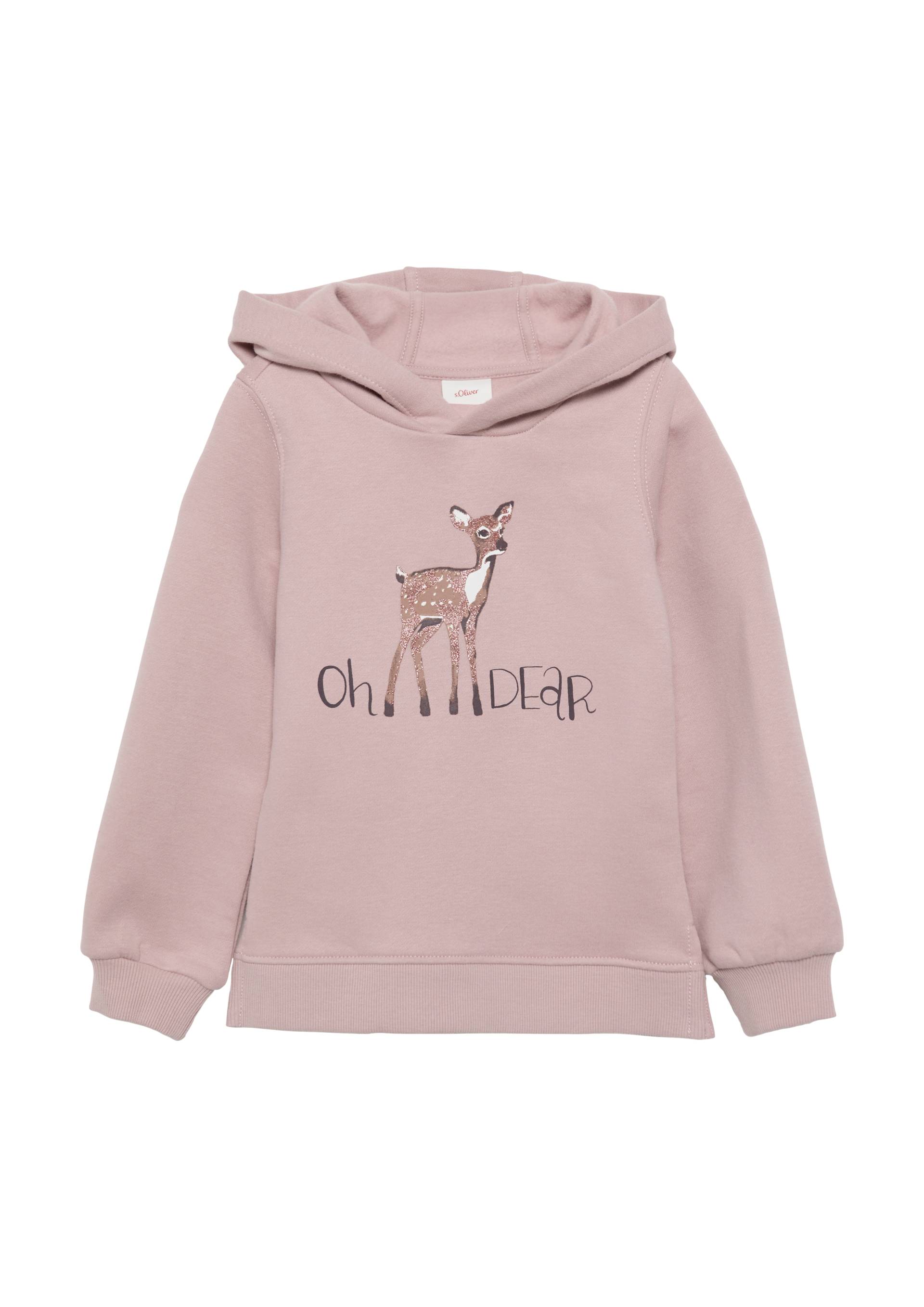 s.Oliver - Wärmendes Kapuzen-Sweatshirt mit Glitzerprint, Kinder, Rosa s.Oliver - Wärmendes Kapuzen-Sweatshirt mit Glitzerprint, Kinder, Rosa von s.Oliver
