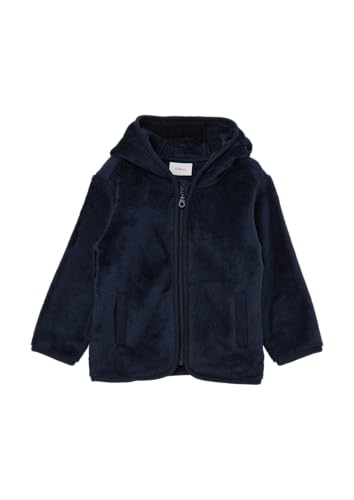 s.Oliver Kapuzenjacke aus Teddyplüsch Navy 80 von s.Oliver