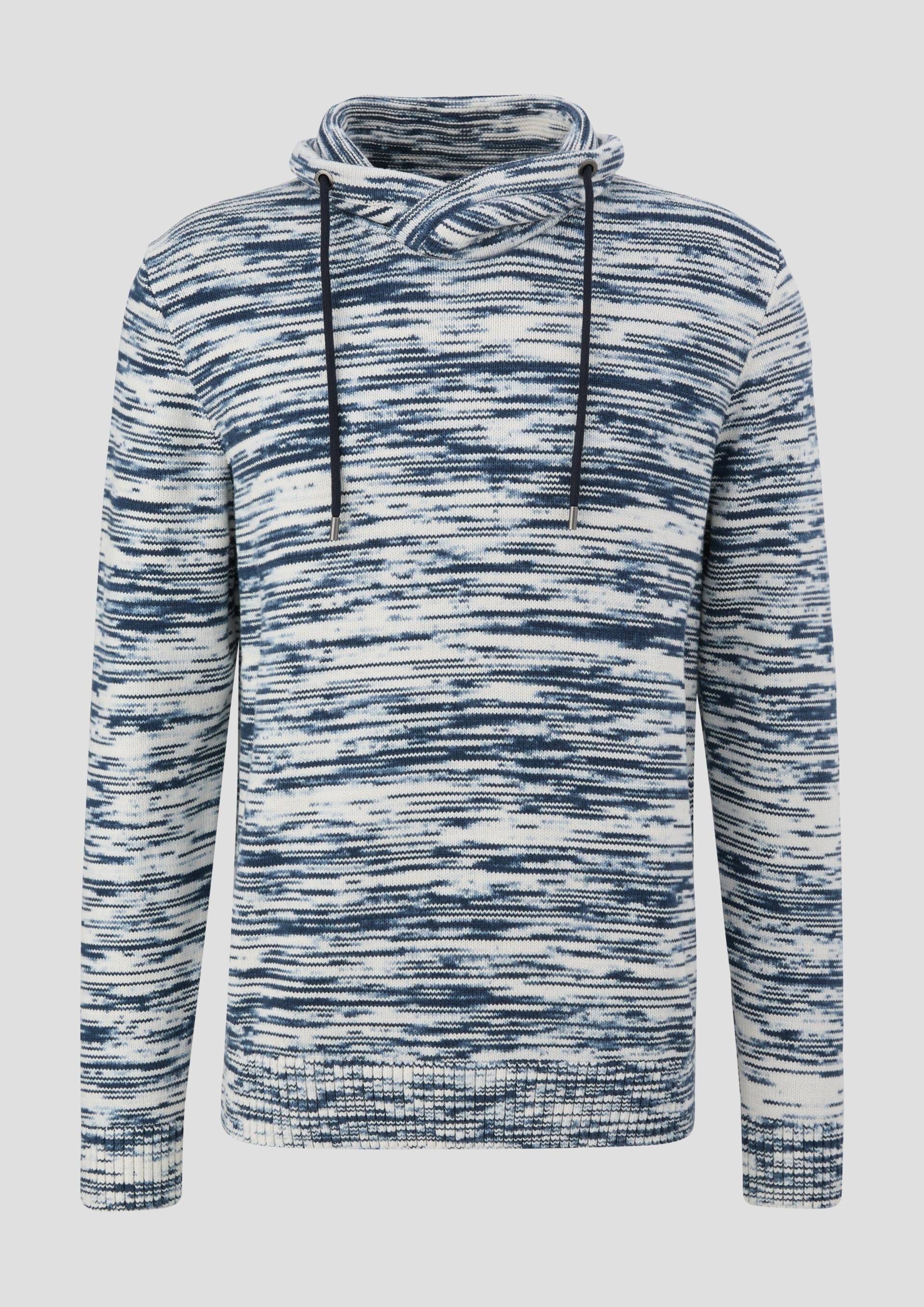 s.Oliver - Strickpullover mit Schalkragen, Herren, blau von s.Oliver