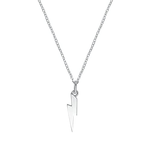 s.Oliver Kette mit Anhänger 925 Sterling Silber Mädchen Kinder Halsschmuck, 37+3 cm, Silber, Kommt in Schmuck Geschenk Box, 2034898 von s.Oliver