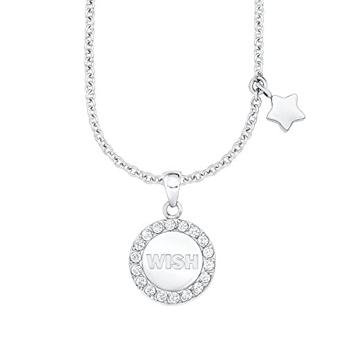 s.Oliver Kinder-Kette mit Anhänger Girls WISH Edelstahl silber - 541701 von s.Oliver