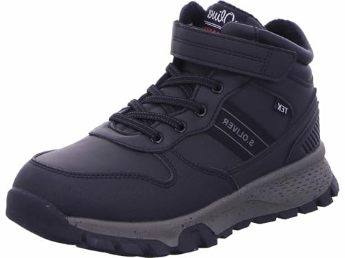 s.Oliver Kinder Warmfutterstiefelette flach, schwarz (BLACK), 38 von s.Oliver