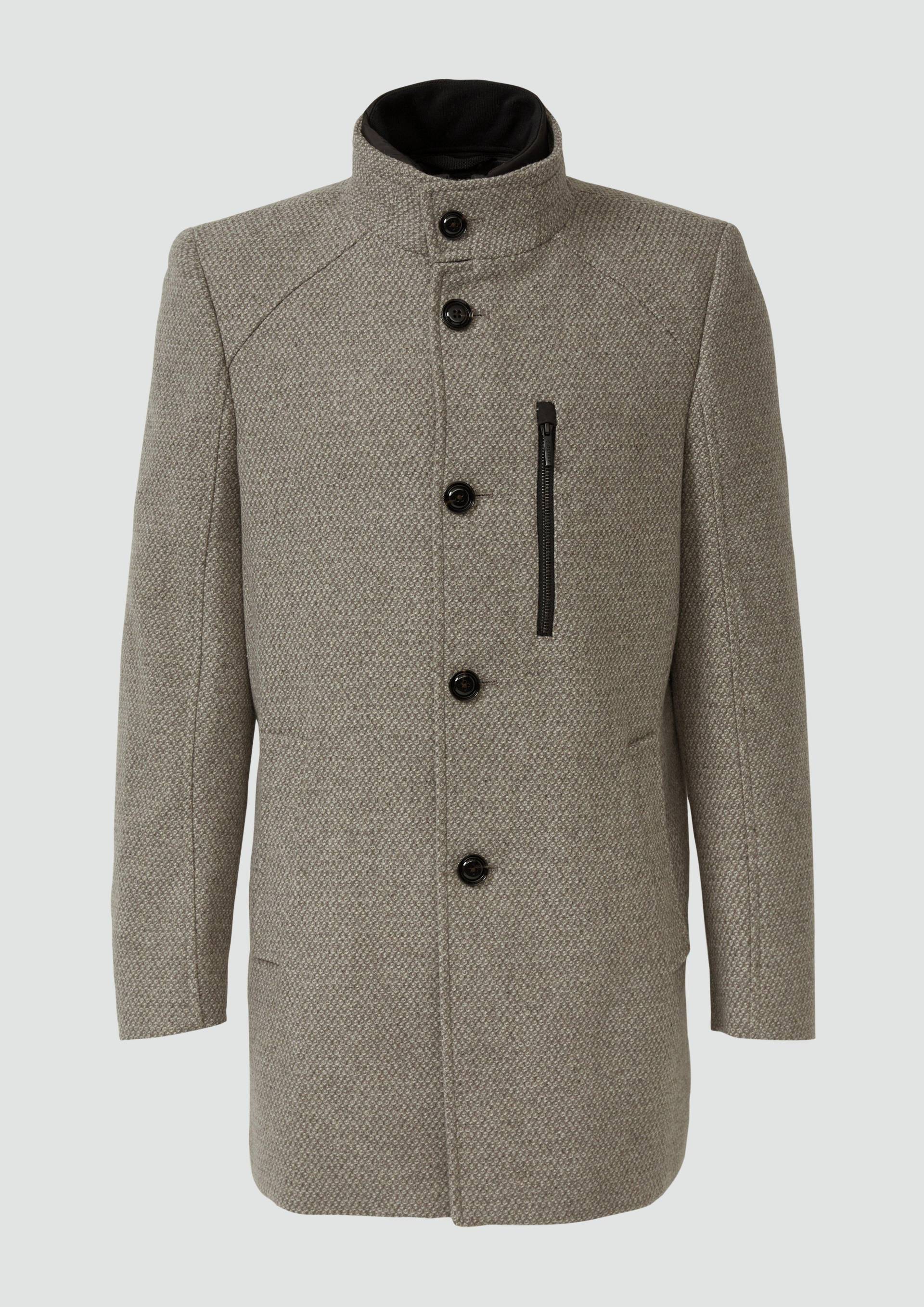 s.Oliver - Klassischer Mantel mit herausnehmbarem Insert, Herren, Beige von s.Oliver