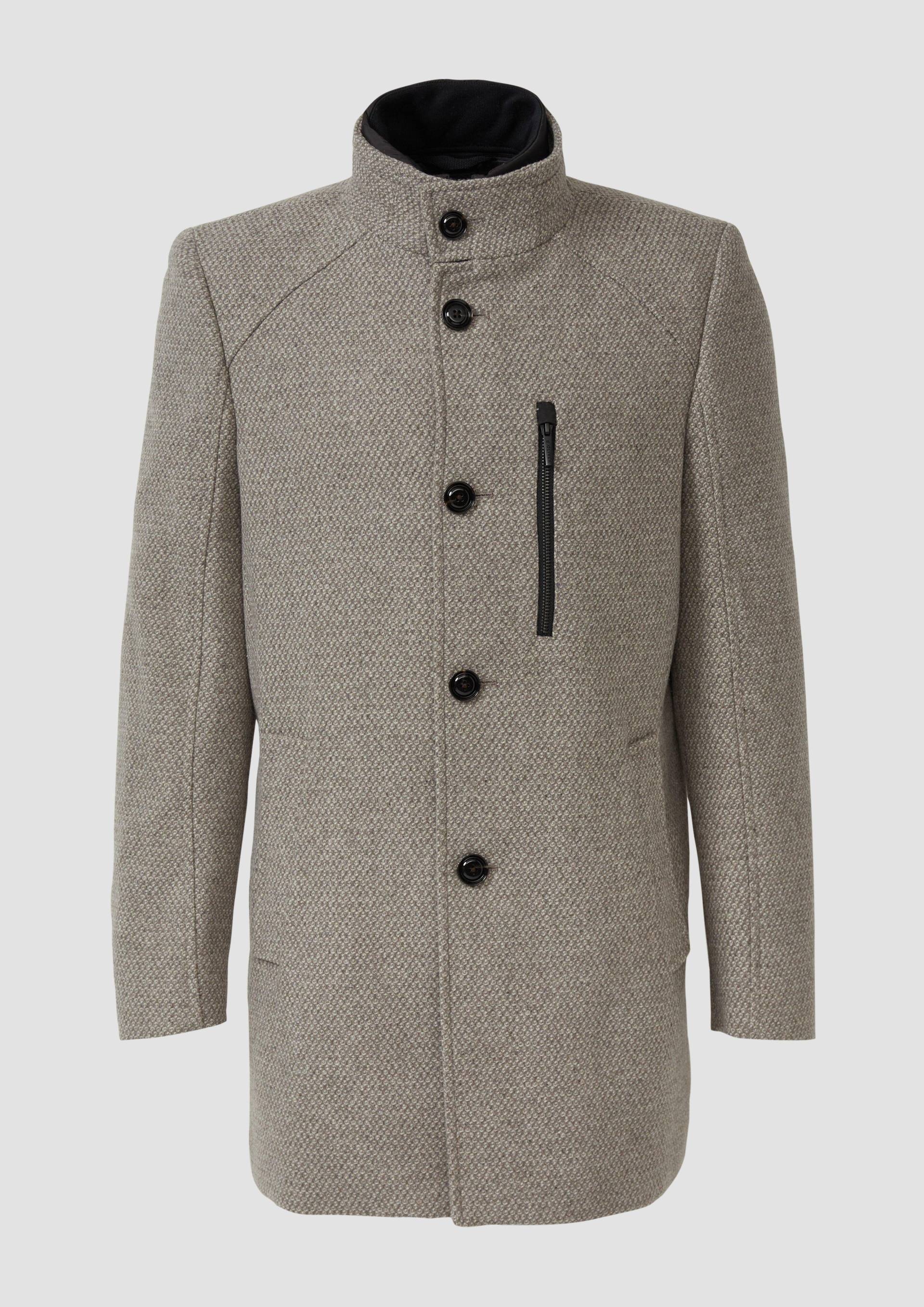 s.Oliver - Klassischer Mantel mit herausnehmbarem Insert, Herren, Beige von s.Oliver