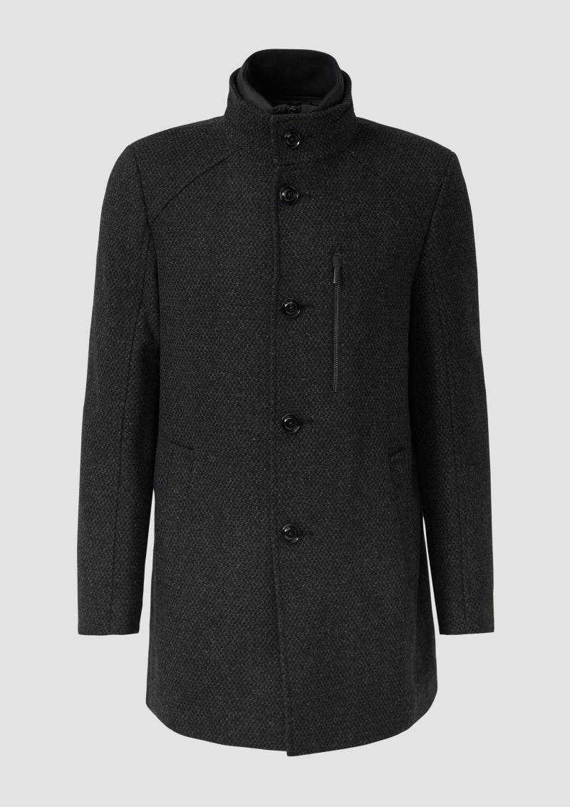 s.Oliver - Klassischer Mantel mit herausnehmbarem Insert, Herren, grau von s.Oliver