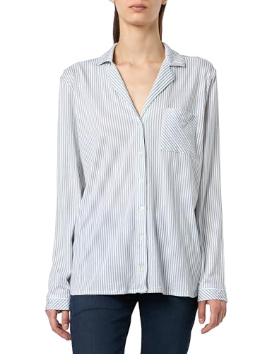 s.Oliver Klassisches Langarmshirt dunkelgrün gestreift von s.Oliver