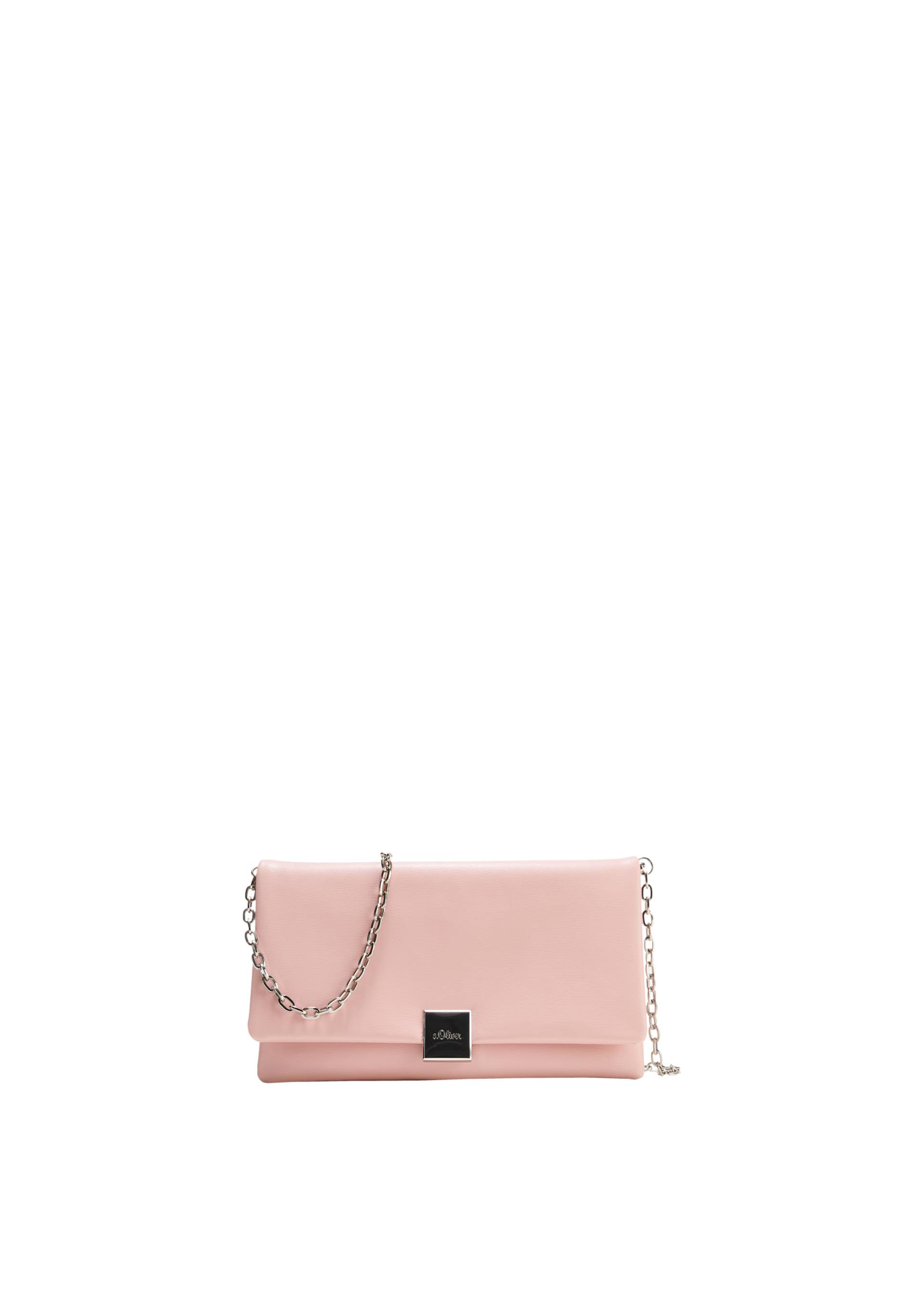 s.Oliver - Kleine Clutch in Leder-Optik, Damen, Rosa von s.Oliver