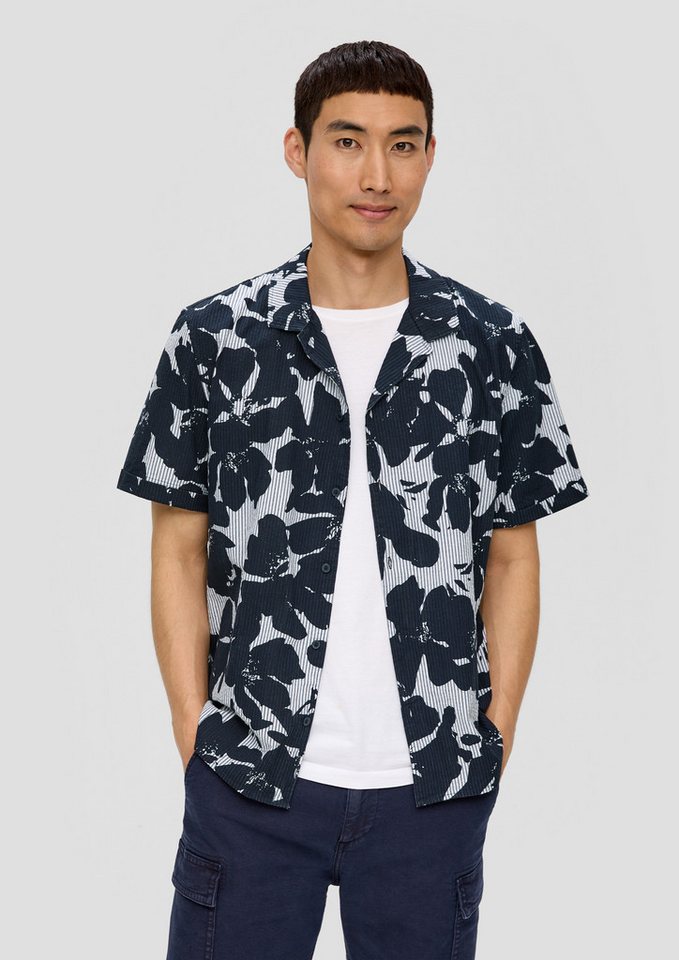 s.Oliver Kurzarmhemd Hemd Kurzarmhemd aus Baumwollmix von s.Oliver