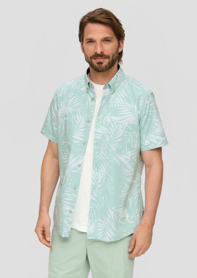 s.Oliver Kurzarmhemd Hemd Kurzarmhemd mit Button-Down-Kragen von s.Oliver