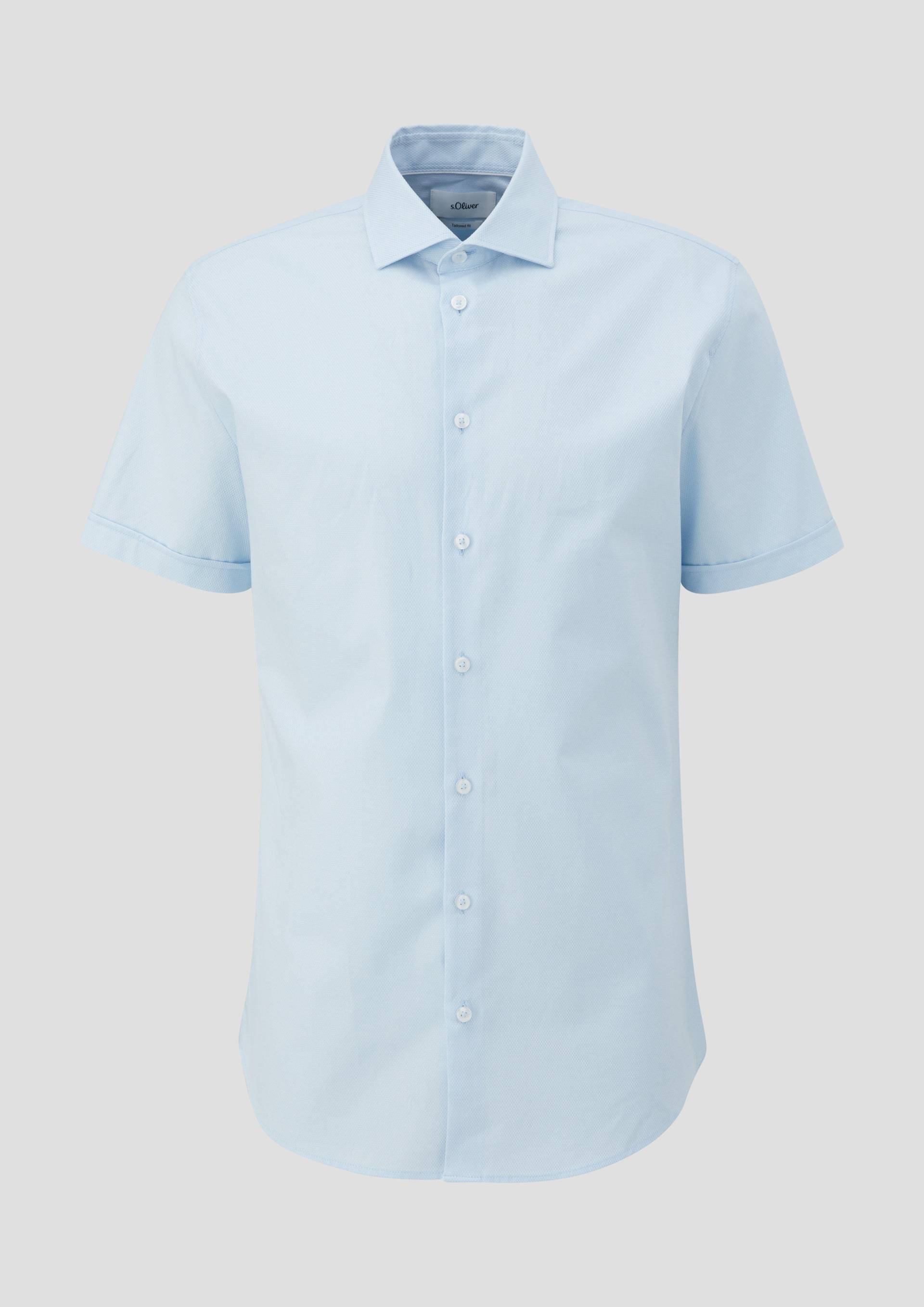 s.Oliver - Kurzarmhemd mit Dobby-Struktur, Herren, blau s.Oliver - Kurzarmhemd mit Dobby-Struktur, Herren, blau von s.Oliver