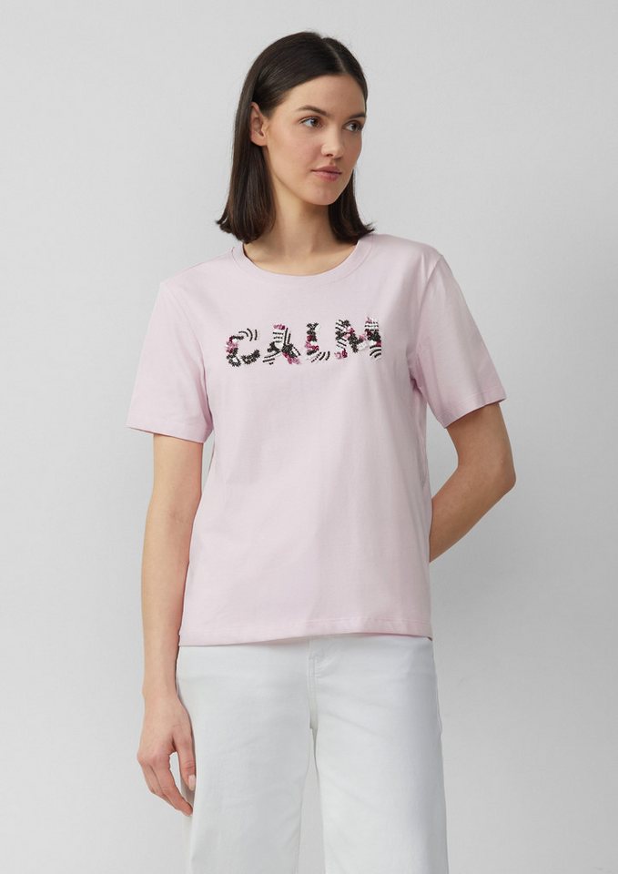 s.Oliver Kurzarmshirt Jersey-T-Shirt im Relaxed Fit mit Artwork von s.Oliver