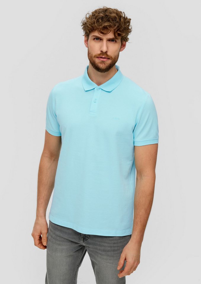 s.Oliver Kurzarmshirt Polo-Shirt Poloshirt aus Baumwollpiqué von s.Oliver