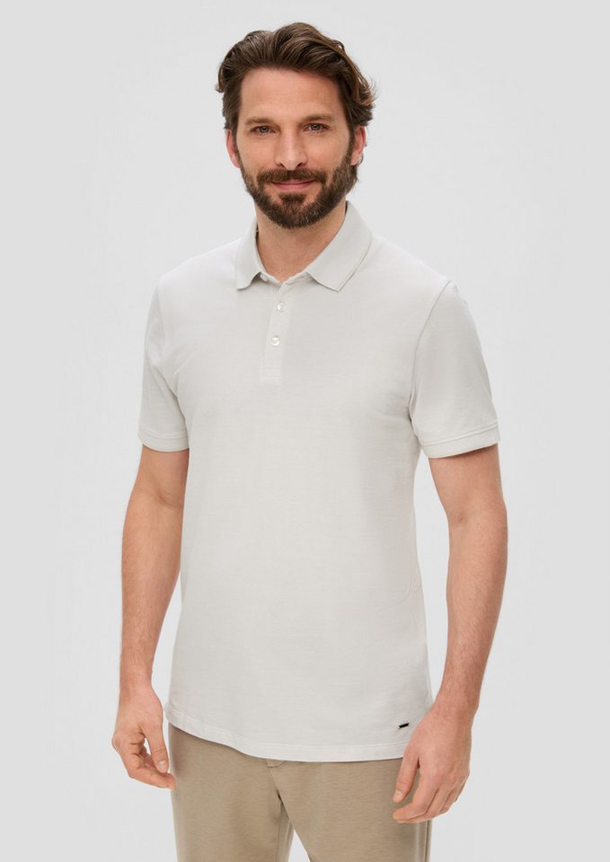 s.Oliver Kurzarmshirt Polo-Shirt Poloshirt im Slim Fit mit Piquéstruktur von s.Oliver