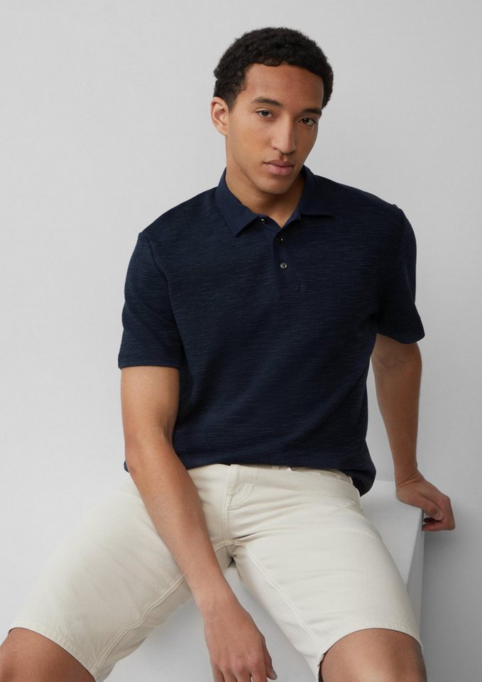 s.Oliver Kurzarmshirt Polo-Shirt Strukturiertes Poloshirt aus Baumwollmix von s.Oliver