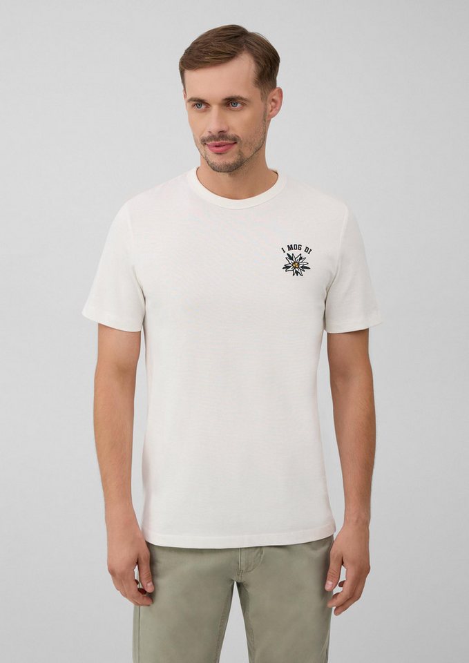 s.Oliver Kurzarmshirt T-Shirt Jersey-T-Shirt mit Artwork, Volksfest von s.Oliver