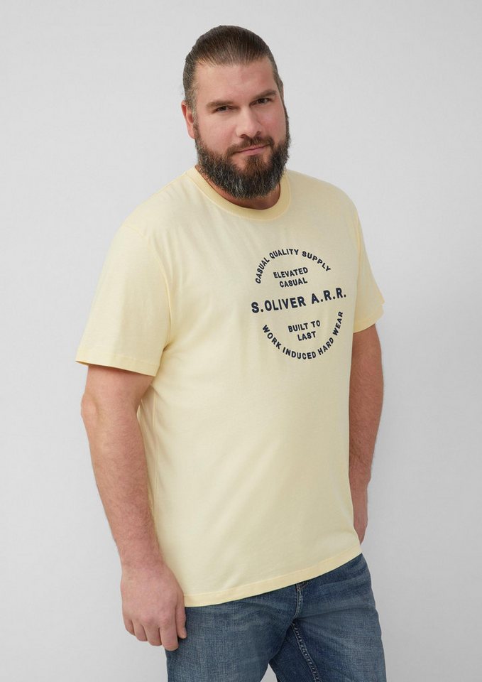 s.Oliver Kurzarmshirt T-Shirt T-Shirt mit Artwork von s.Oliver