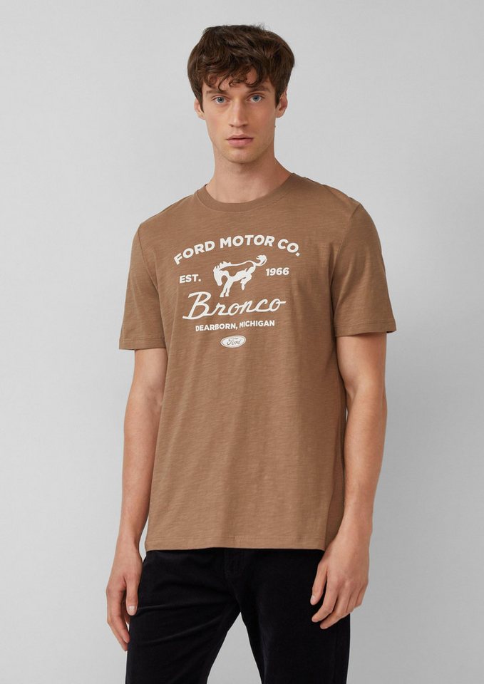 s.Oliver Kurzarmshirt T-Shirt T-Shirt mit Ford®, Discovery Channel®-Artwork von s.Oliver