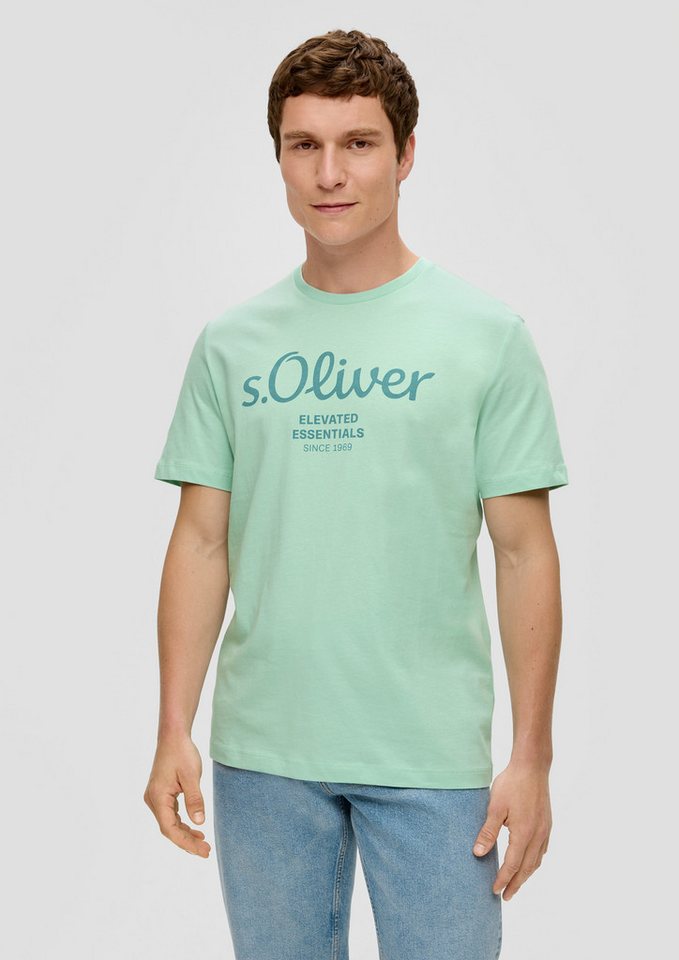 s.Oliver Kurzarmshirt T-Shirt T-Shirt mit Frontprint von s.Oliver