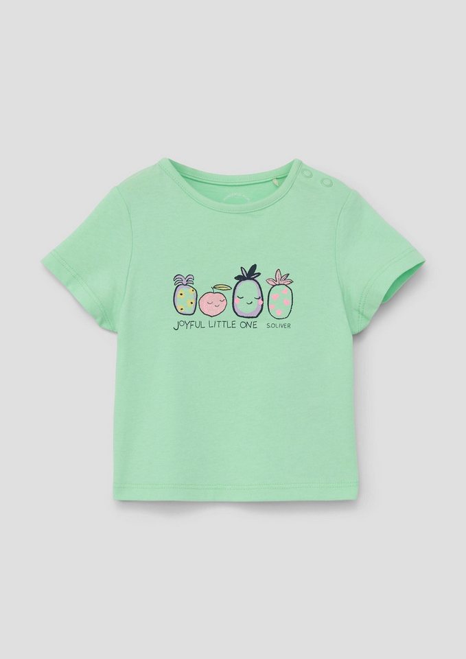 s.Oliver Kurzarmshirt T-Shirt T-Shirt mit Frontprint von s.Oliver